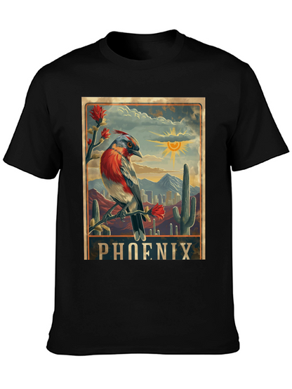 Phoenix Arizona Bird Graphic T-Shirt