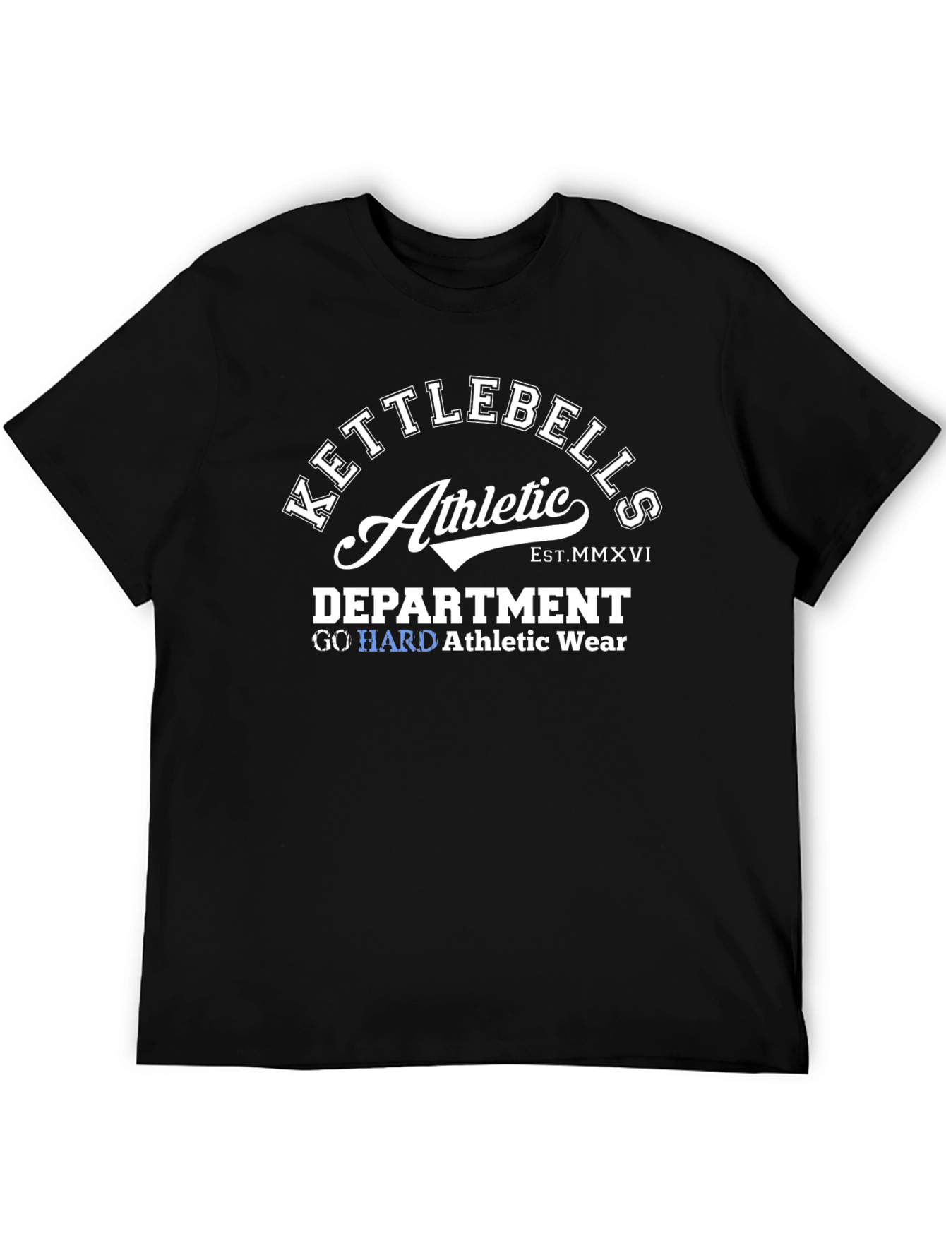 Kettlebells Athletic Department Black T-Shirt