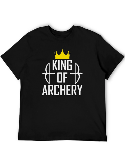 King of Archery Graphic T-Shirt - Black
