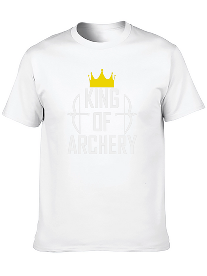 King of Archery Graphic T-Shirt - Black