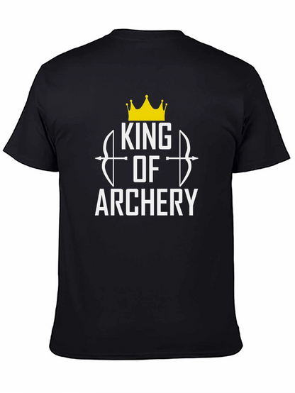 King of Archery Graphic T-Shirt - Black