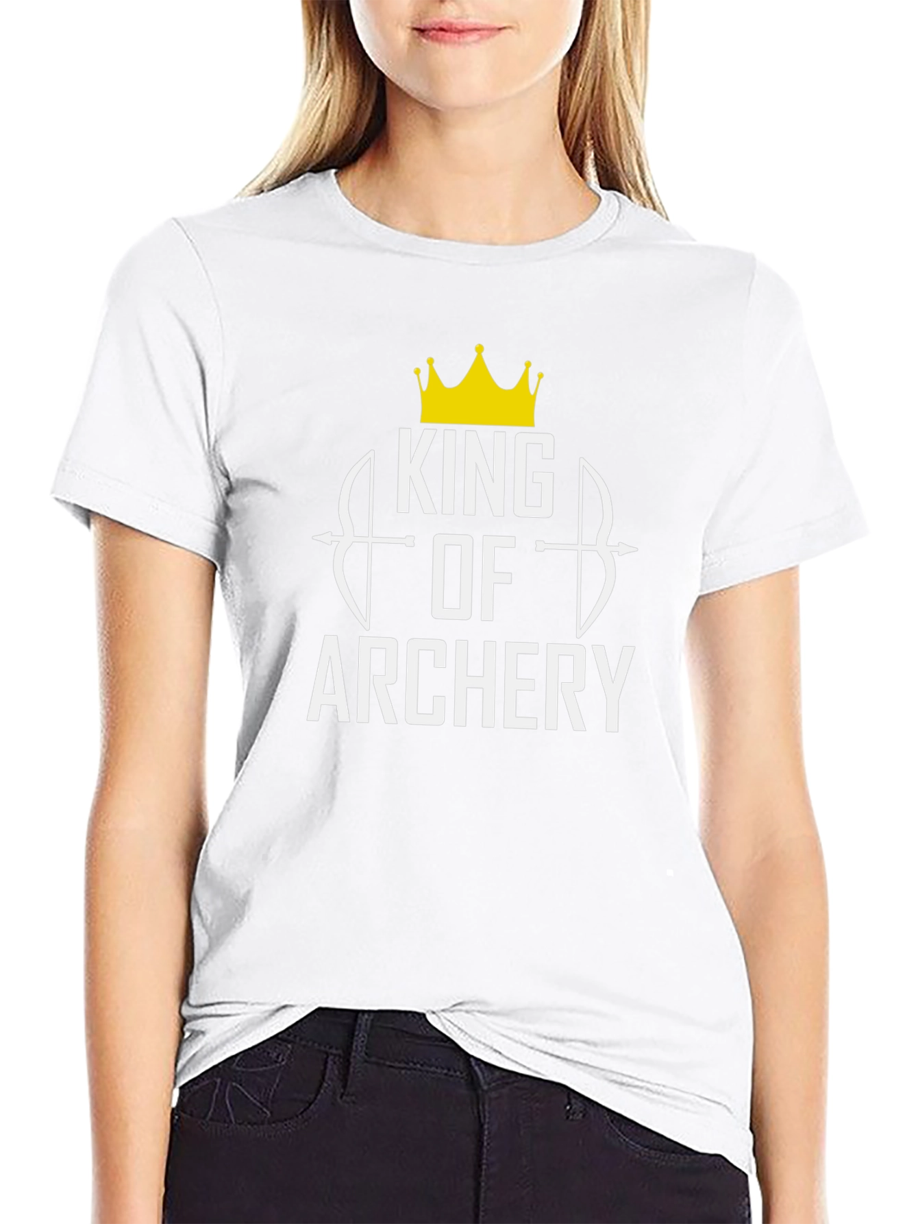 King of Archery Graphic T-Shirt - Black