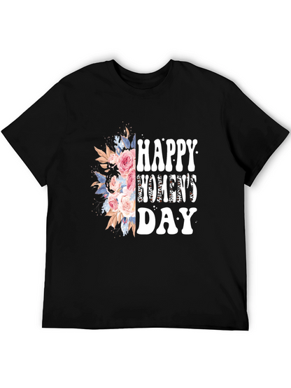 Happy Womens Day Floral Graphic Tee