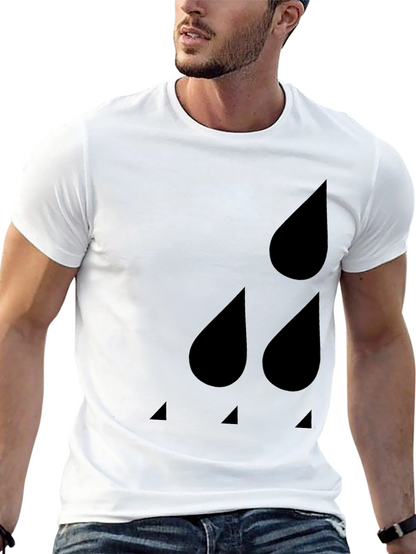 Modern Minimalist Raindrop T-Shirt