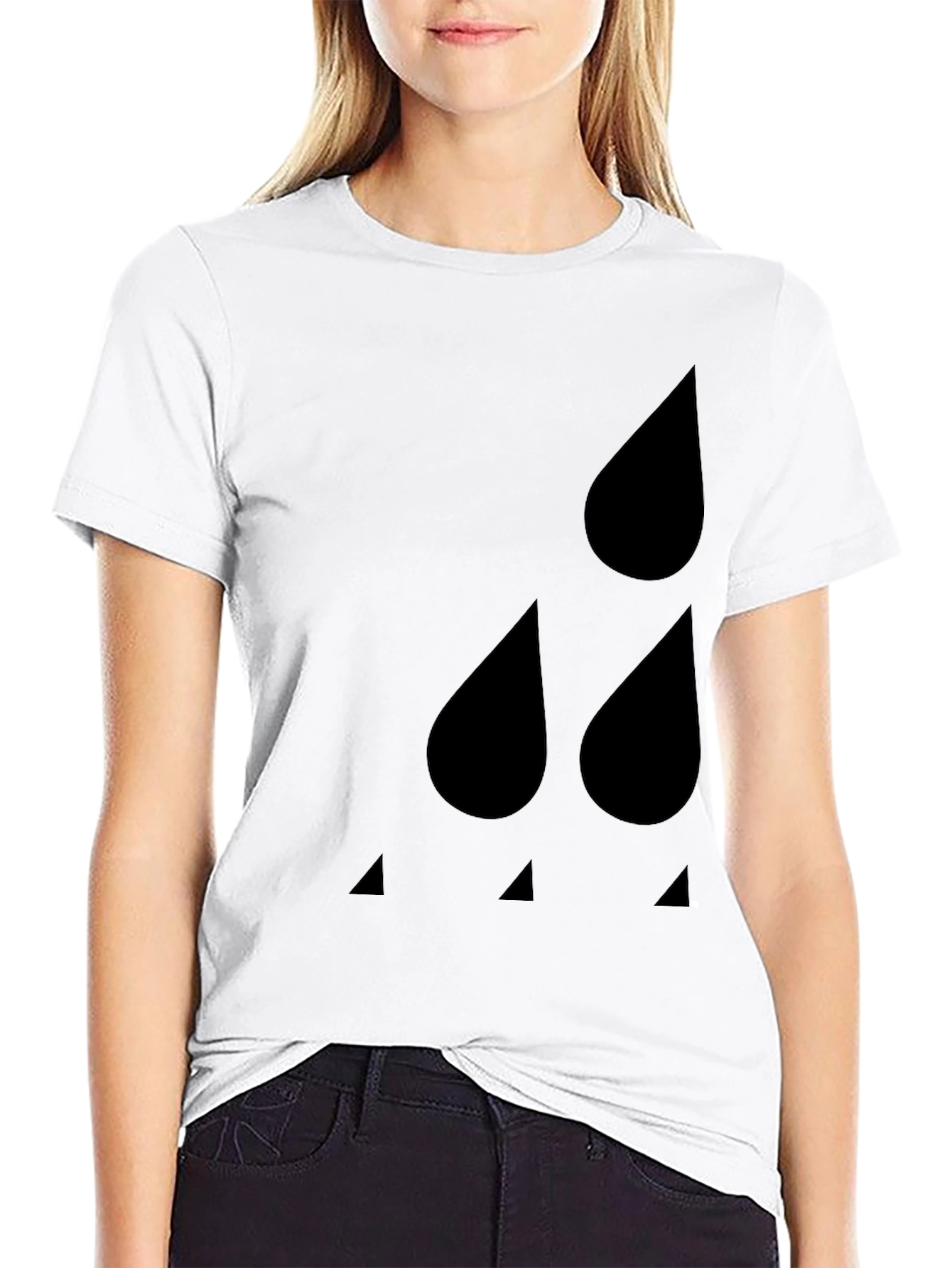 Modern Minimalist Raindrop T-Shirt
