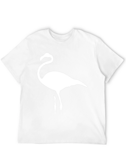Flamingo Graphic Tee - Casual Black T-Shirt