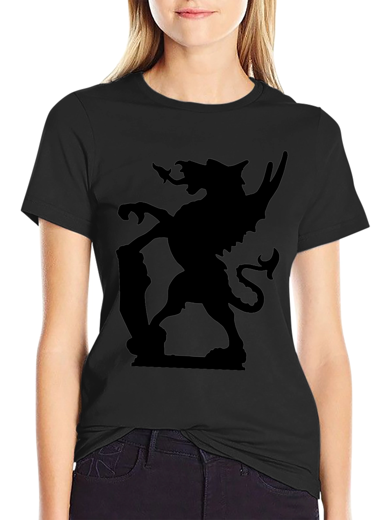 Griffin Graphic Black T-Shirt