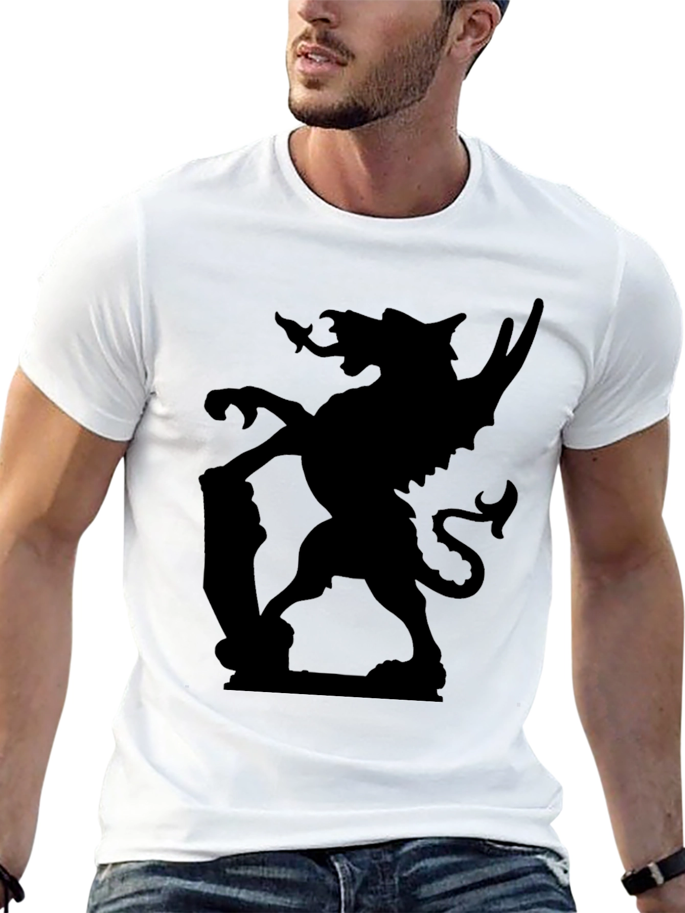 Griffin Graphic Black T-Shirt