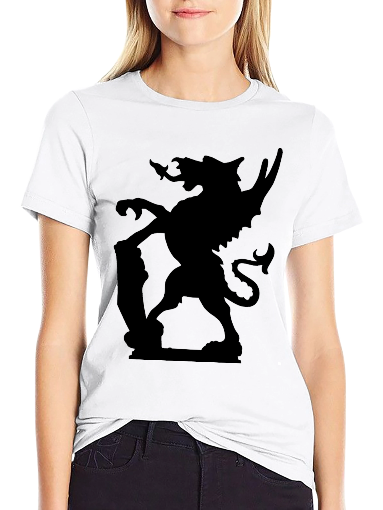 Griffin Graphic Black T-Shirt