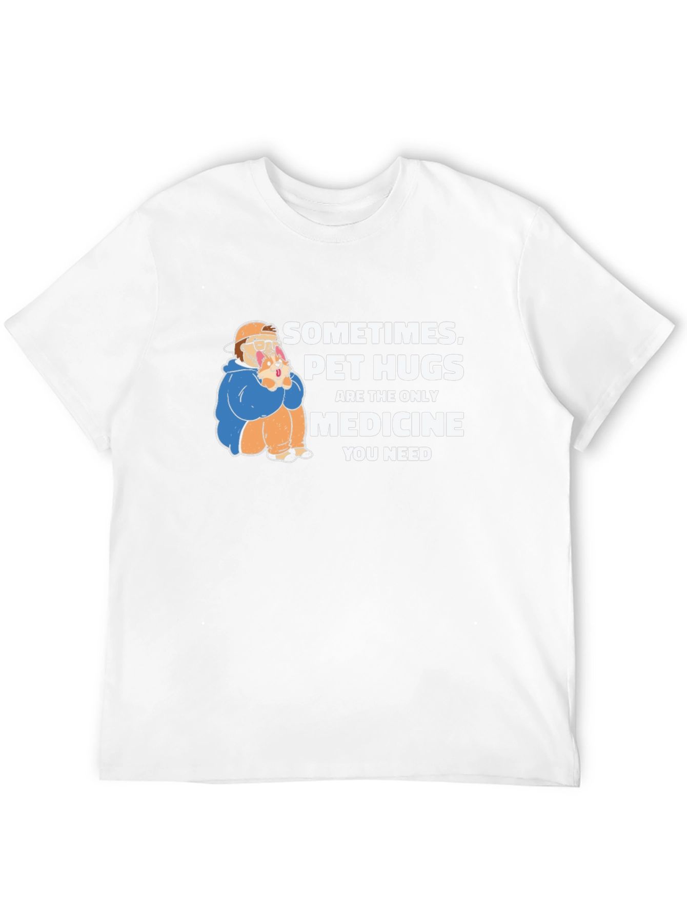 Pet Hugs Medicine Graphic T-Shirt