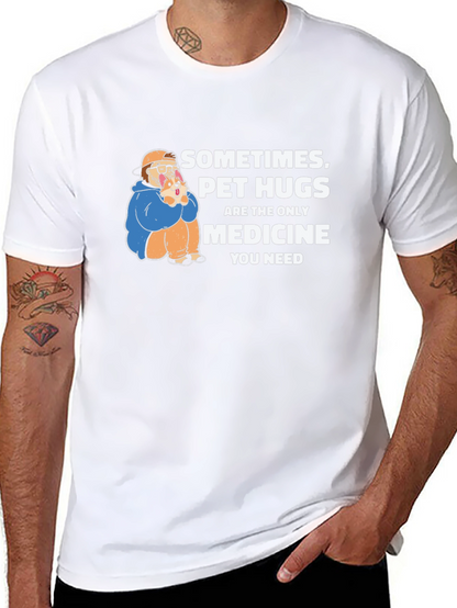 Pet Hugs Medicine Graphic T-Shirt