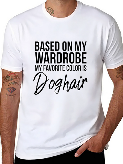 Doghair T-Shirt Funny Wardrobe Humor