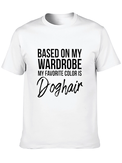 Doghair T-Shirt Funny Wardrobe Humor