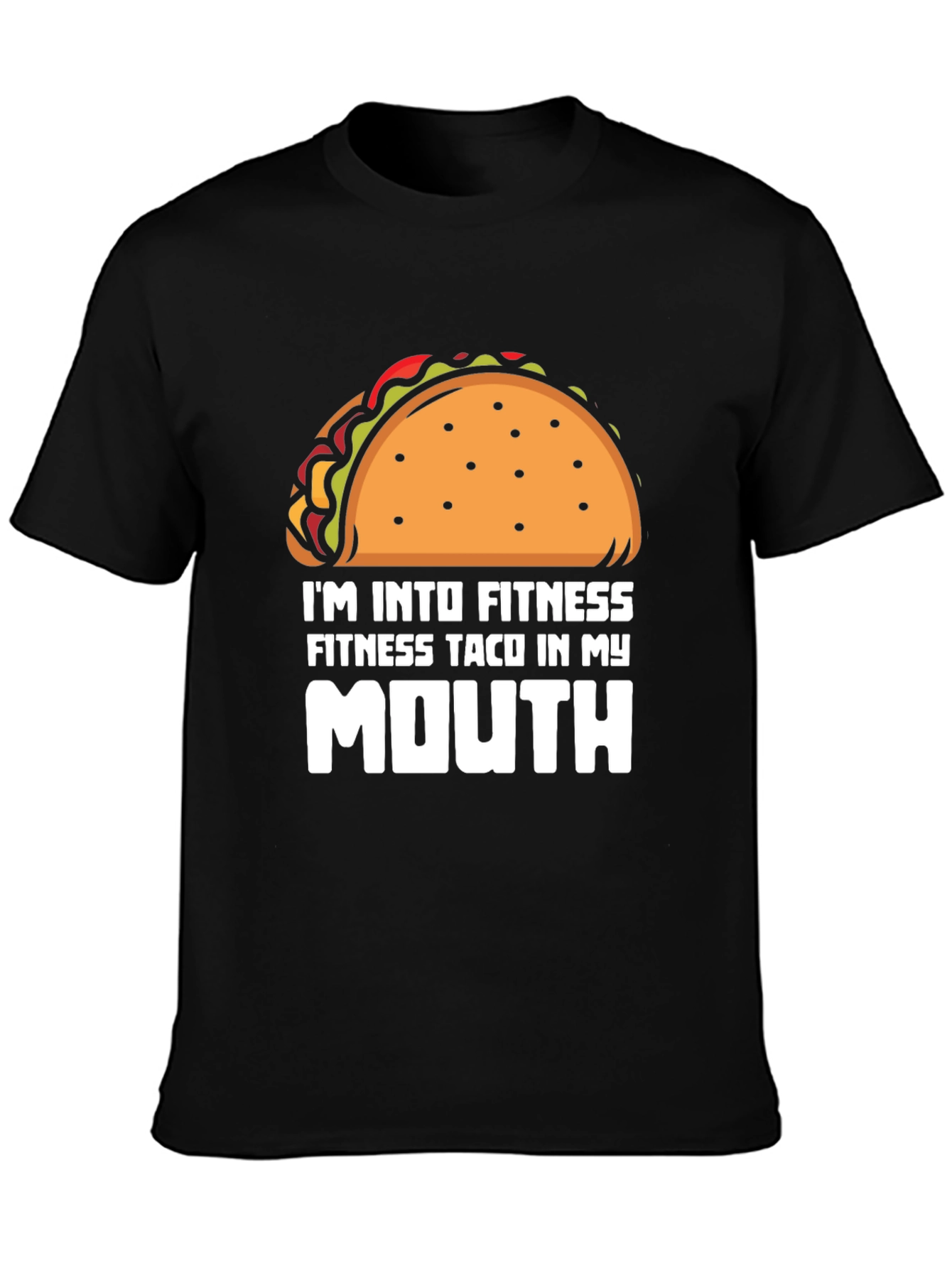 Fitness Taco T-Shirt - Humorous Foodie Tee