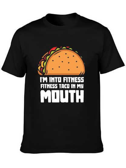 Fitness Taco T-Shirt - Humorous Foodie Tee