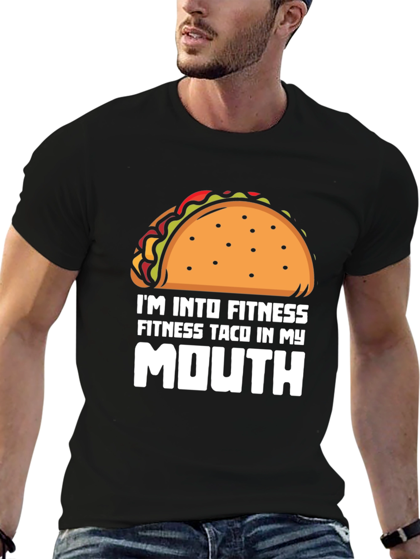 Fitness Taco T-Shirt - Humorous Foodie Tee