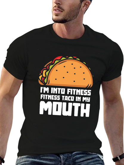 Fitness Taco T-Shirt - Humorous Foodie Tee