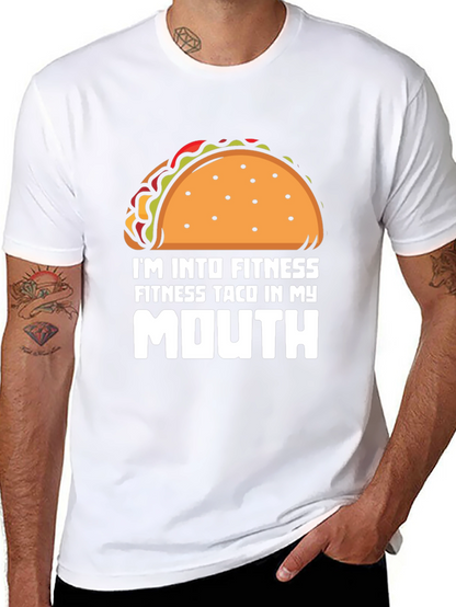 Fitness Taco T-Shirt - Humorous Foodie Tee