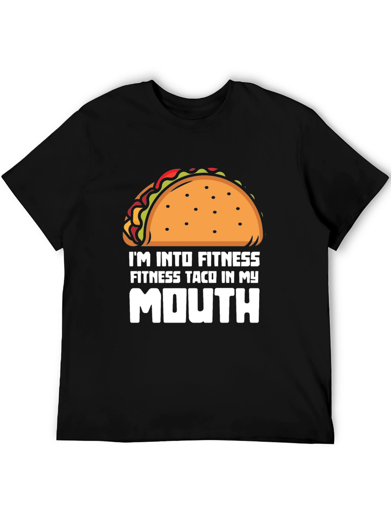 Fitness Taco T-Shirt - Humorous Foodie Tee