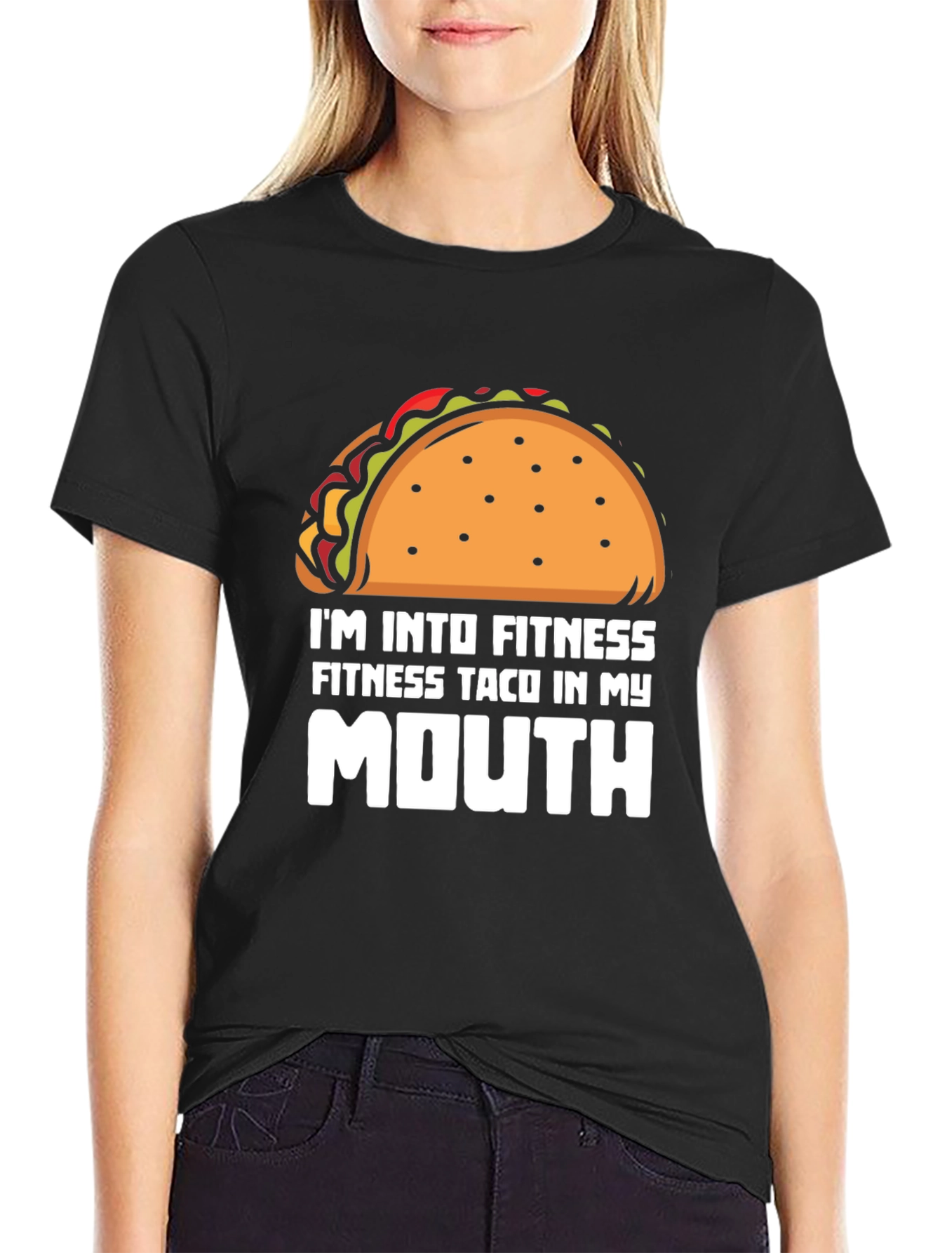 Fitness Taco T-Shirt - Humorous Foodie Tee