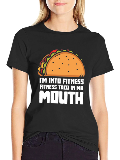 Fitness Taco T-Shirt - Humorous Foodie Tee