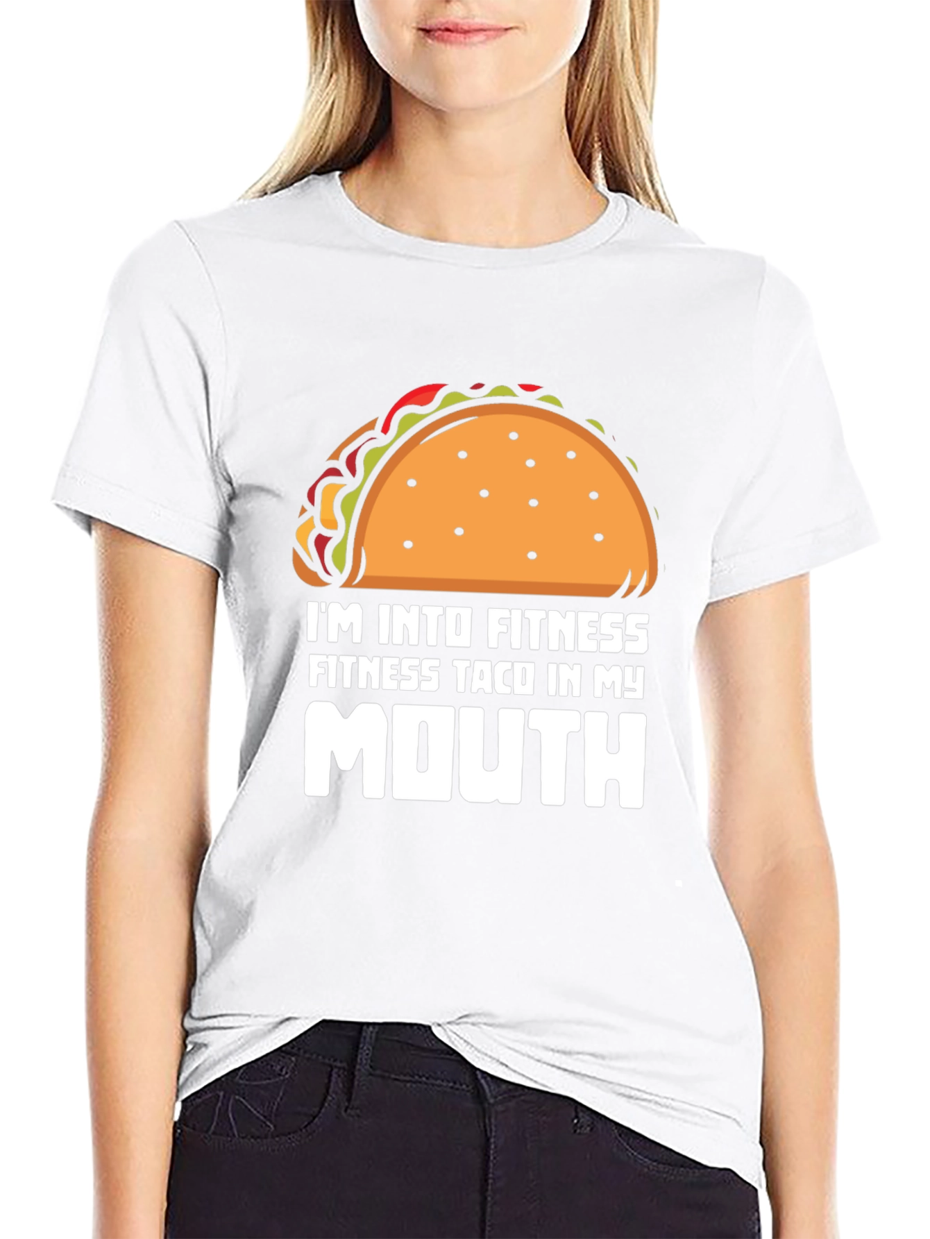 Fitness Taco T-Shirt - Humorous Foodie Tee