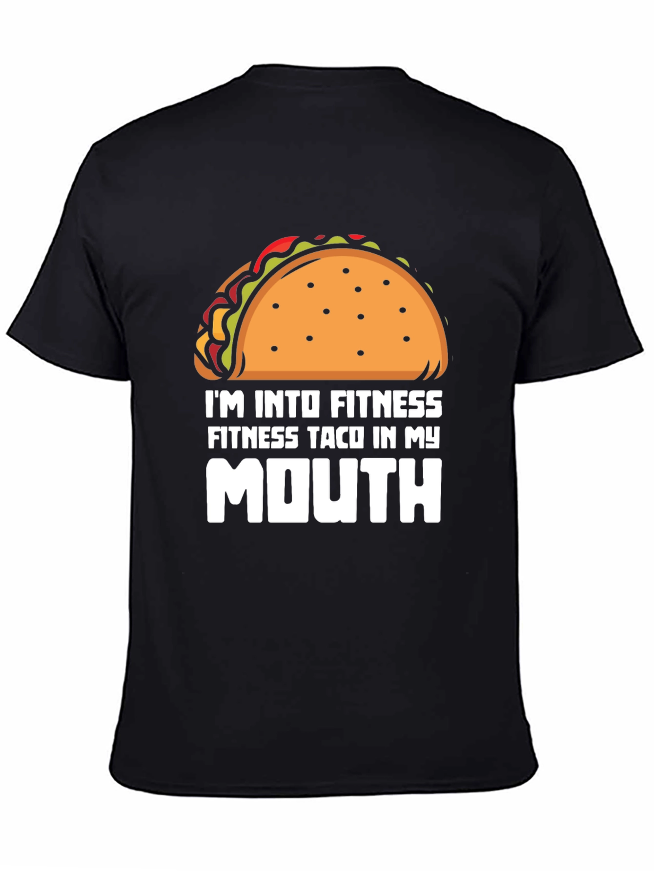 Fitness Taco T-Shirt - Humorous Foodie Tee