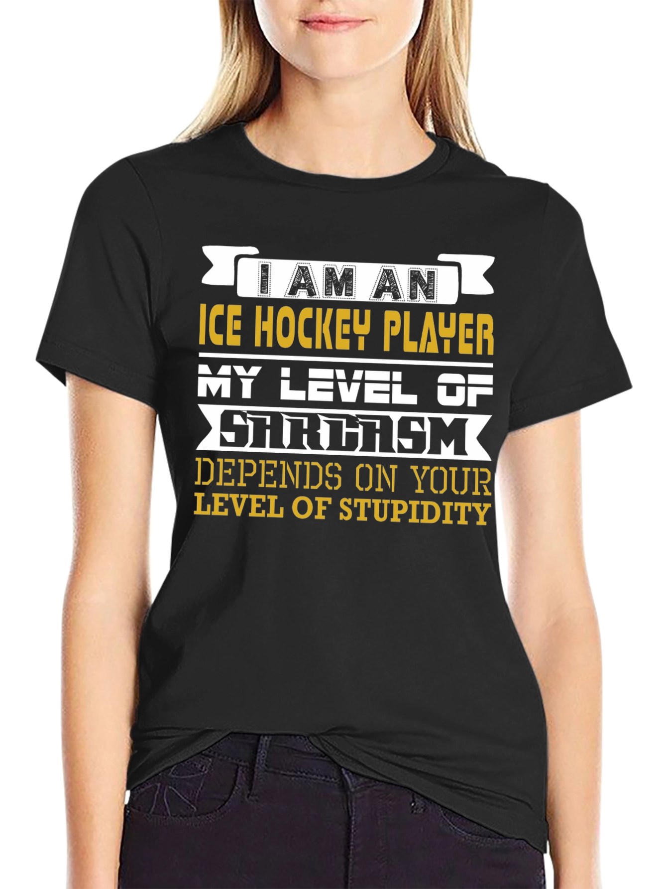 I Am An Ice Hockey Player Sarcasm T-Shirt