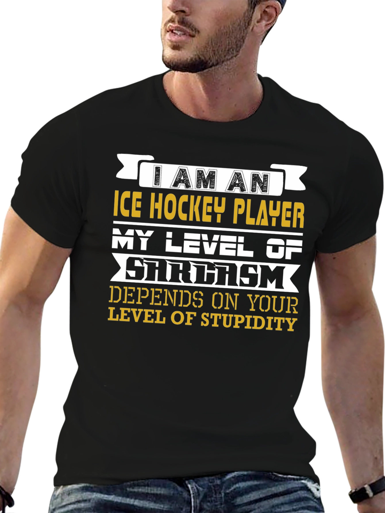 I Am An Ice Hockey Player Sarcasm T-Shirt