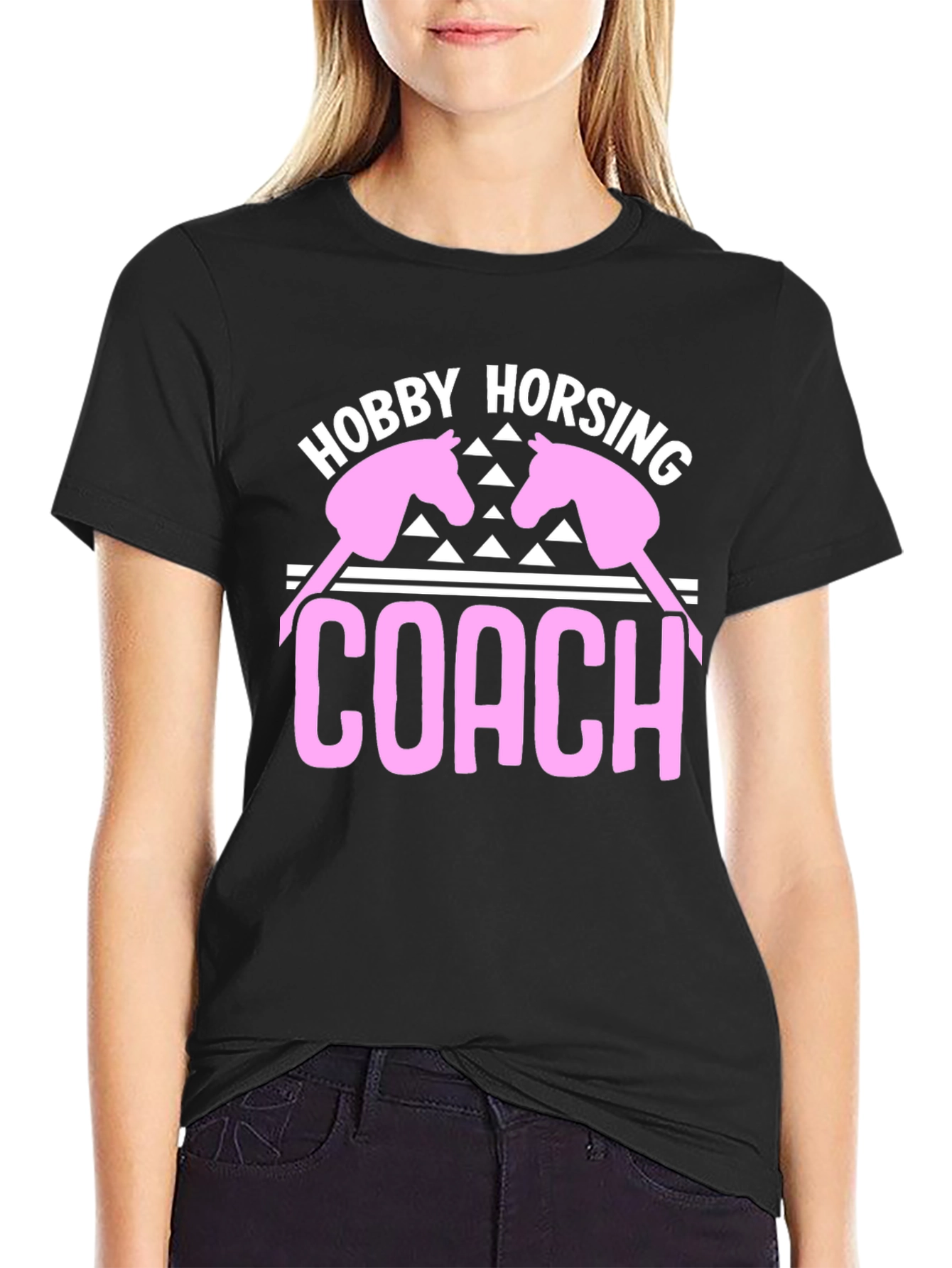 Hobby Horsing Coach Black T-Shirt