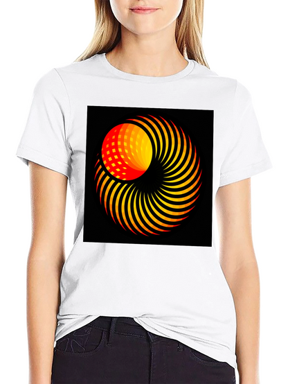 Abstract Swirl Graphic T-Shirt - Modern Art Tee