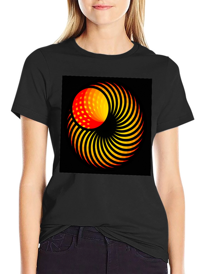 Abstract Swirl Graphic T-Shirt - Modern Art Tee