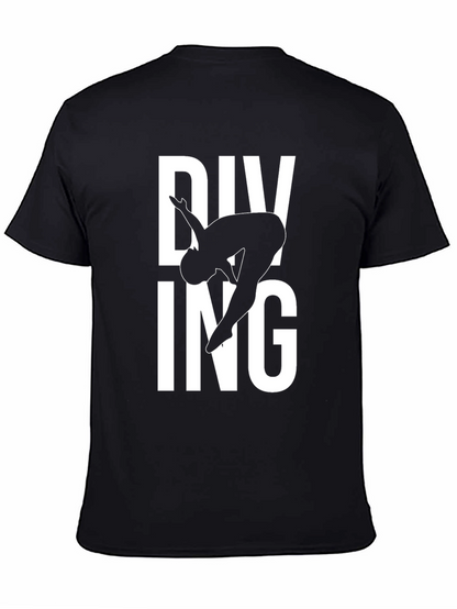 Diving T-Shirt - Cool Black Tee
