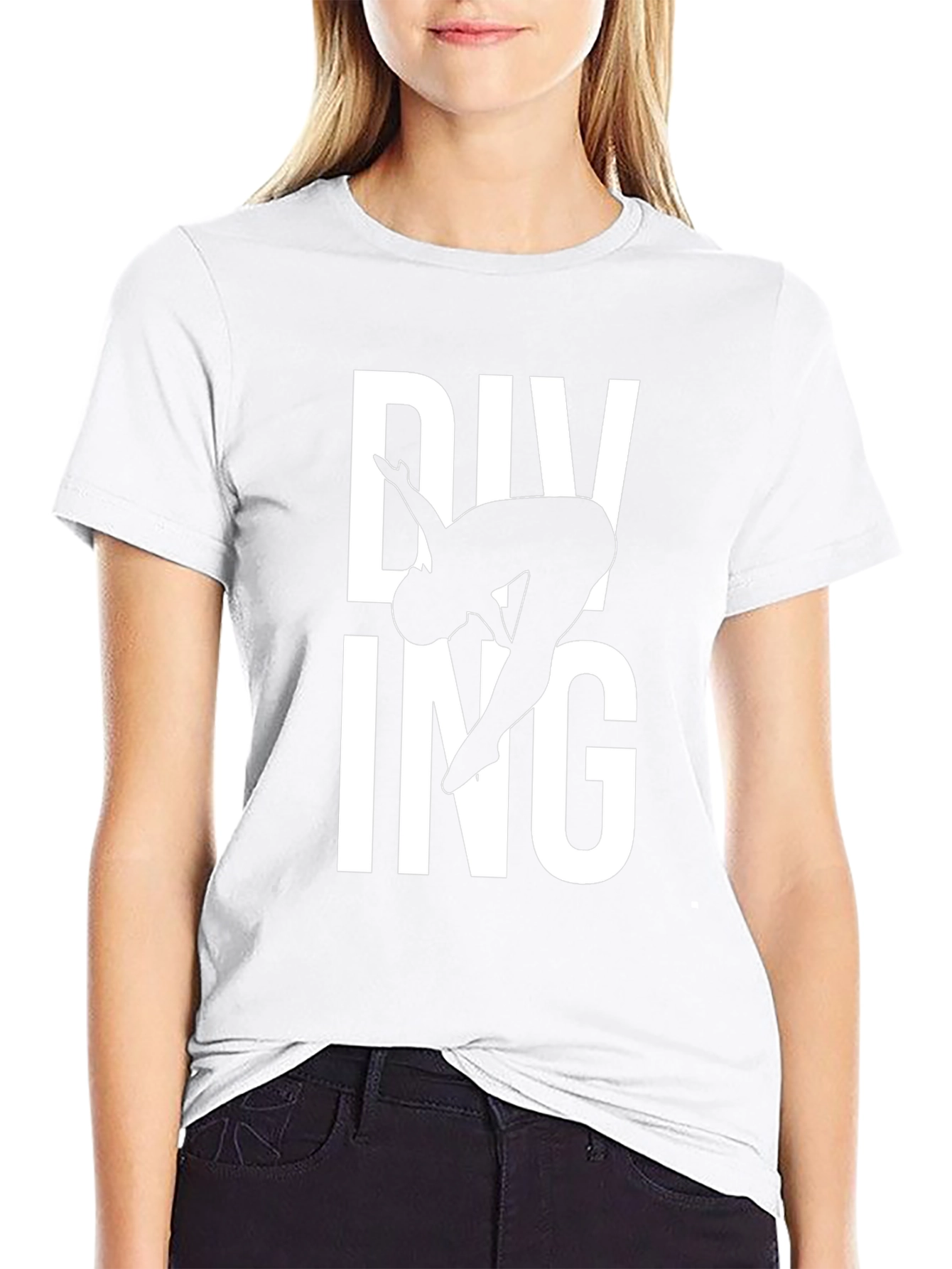 Diving T-Shirt - Cool Black Tee
