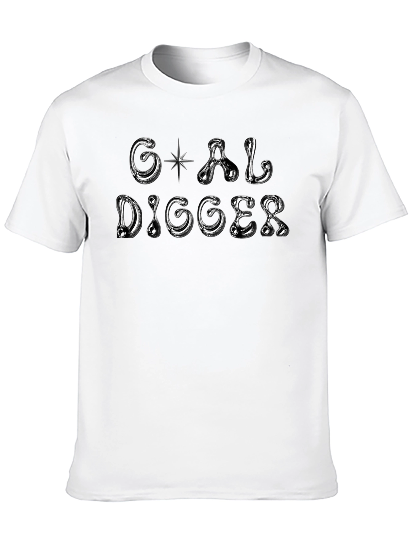 Goal Digger Black T-Shirt Graphic Print