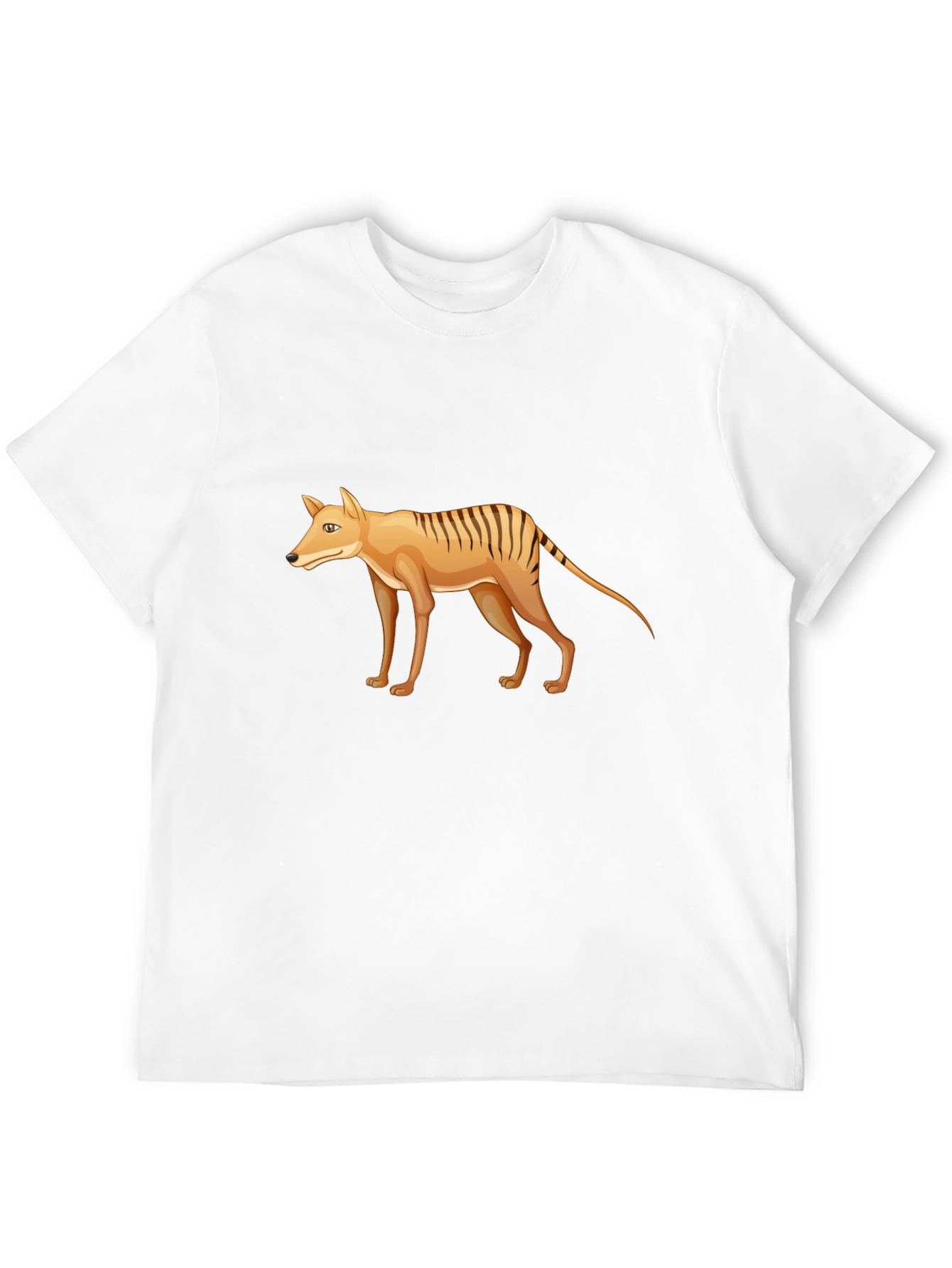 Tasmanian Tiger Graphic Tee - Extinct Animal T-Shirt