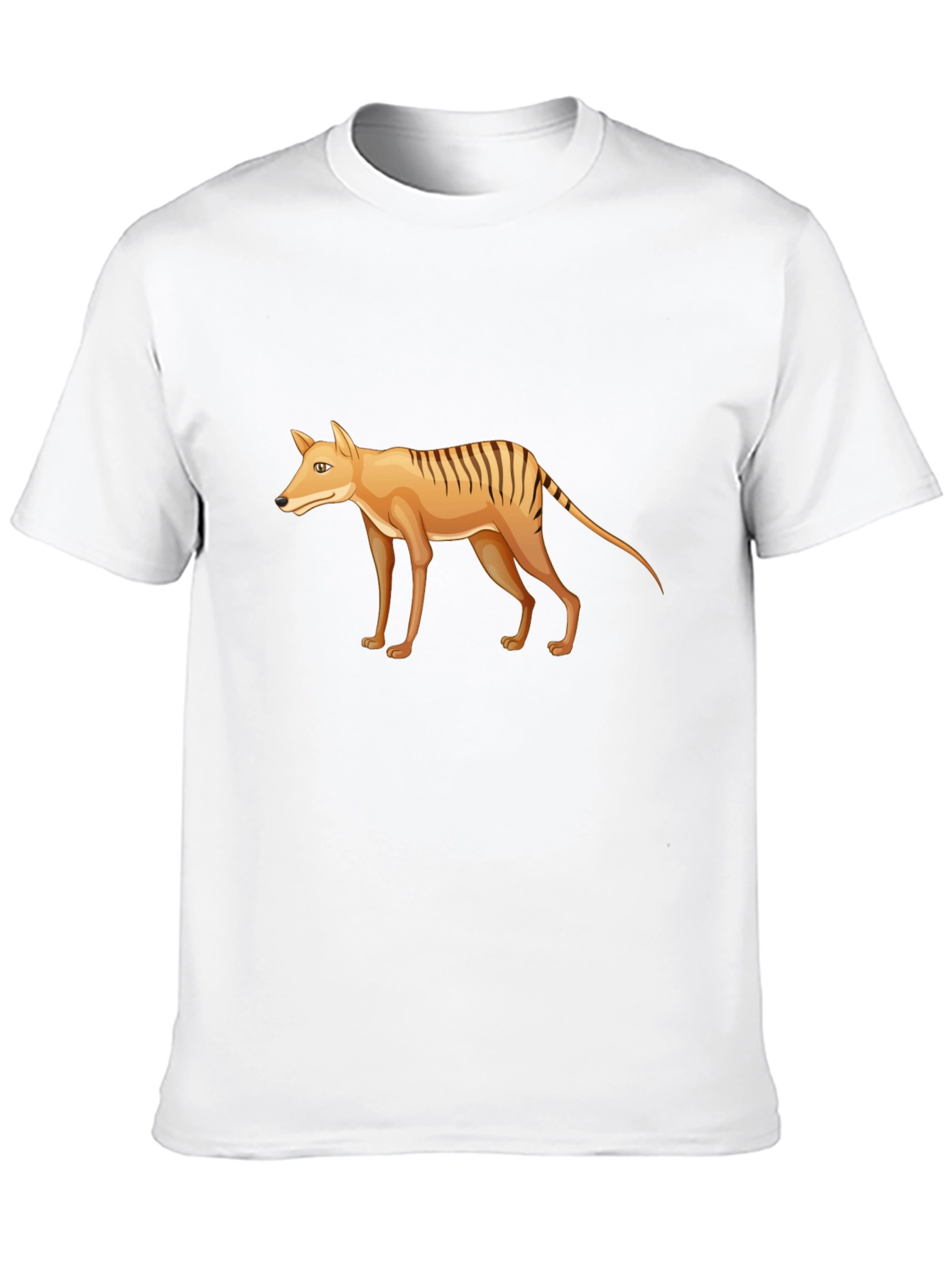 Tasmanian Tiger Graphic Tee - Extinct Animal T-Shirt