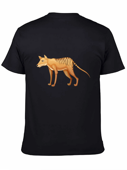 Tasmanian Tiger Graphic Tee - Extinct Animal T-Shirt