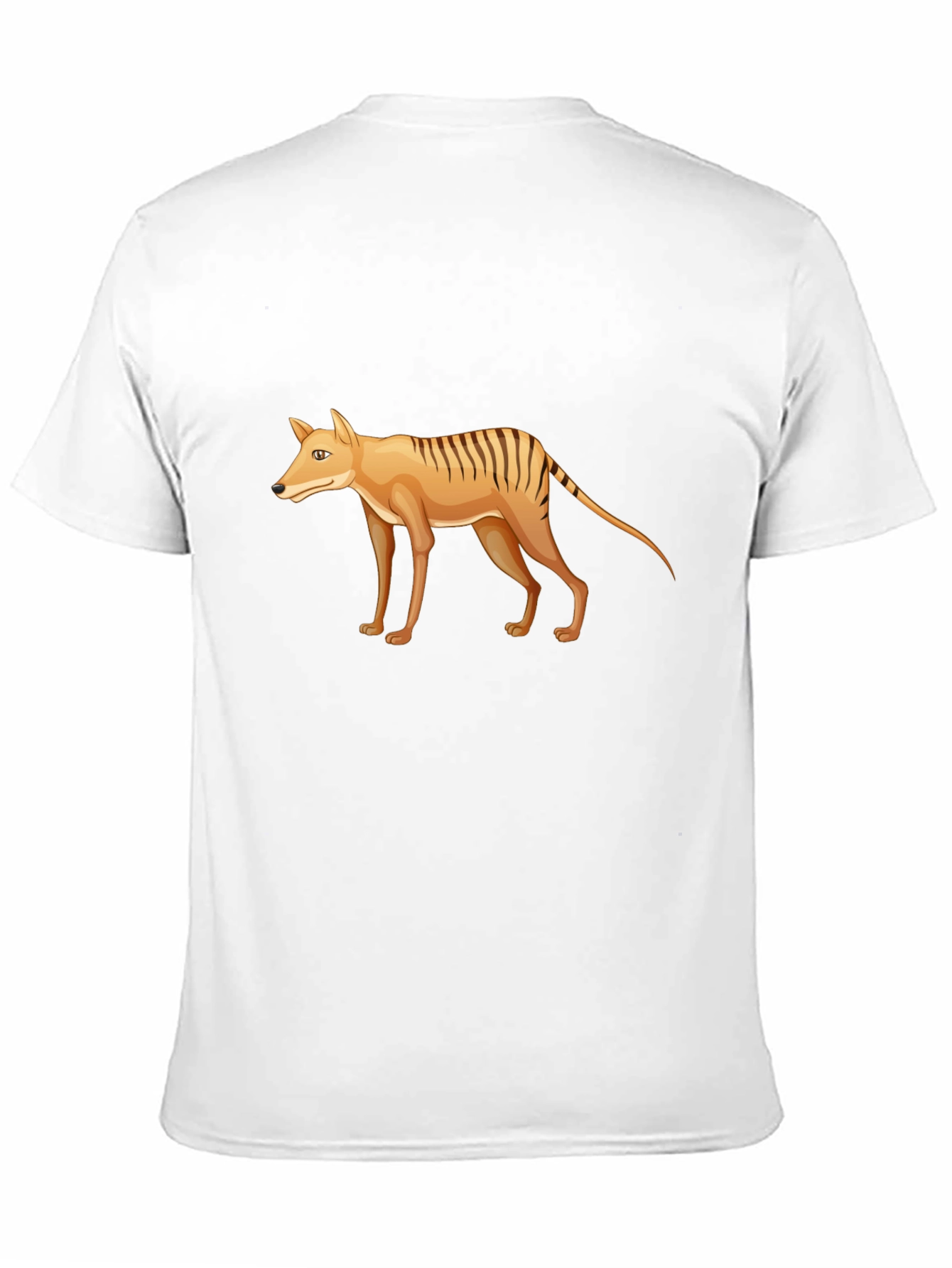 Tasmanian Tiger Graphic Tee - Extinct Animal T-Shirt