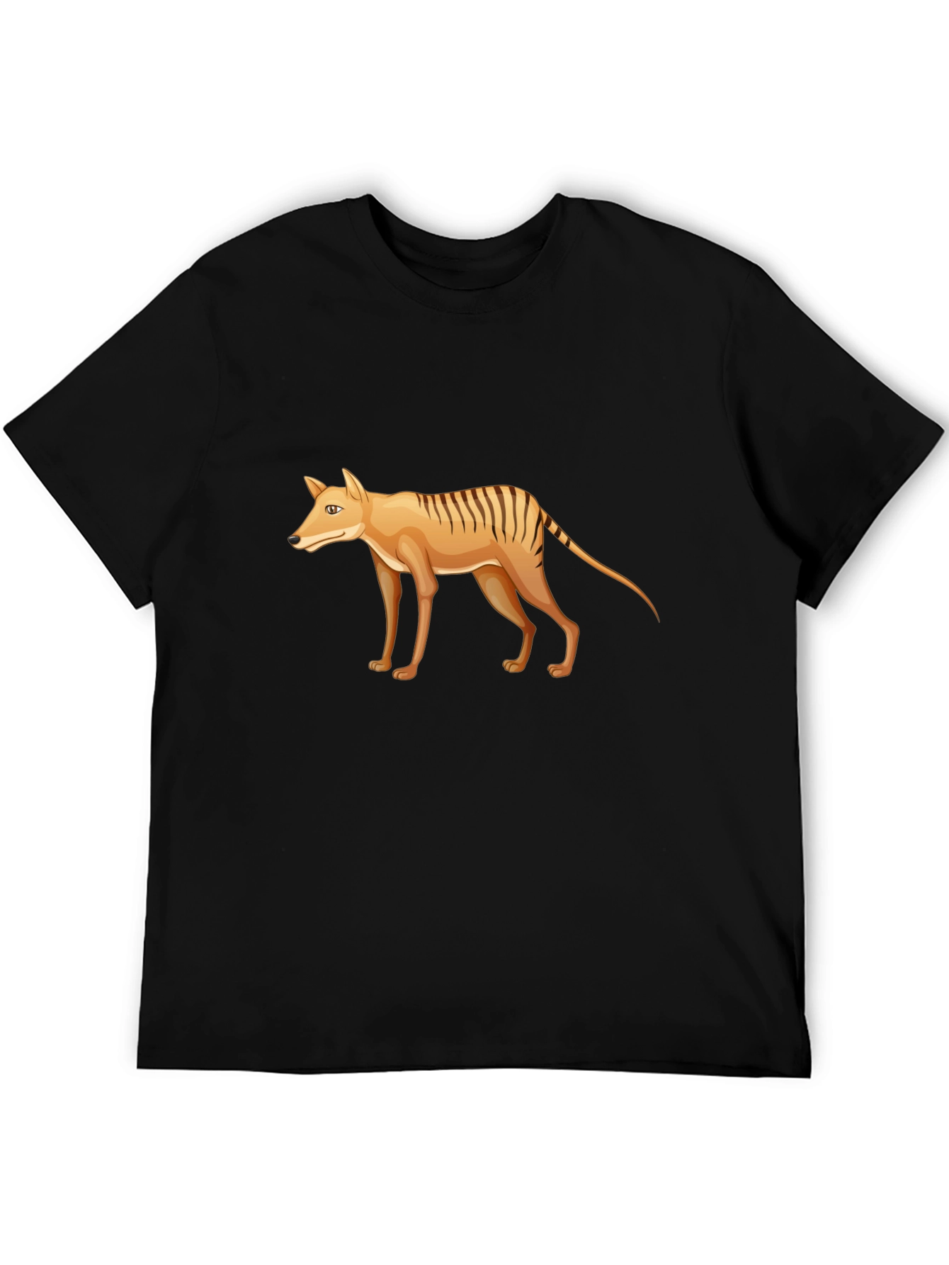 Tasmanian Tiger Graphic Tee - Extinct Animal T-Shirt
