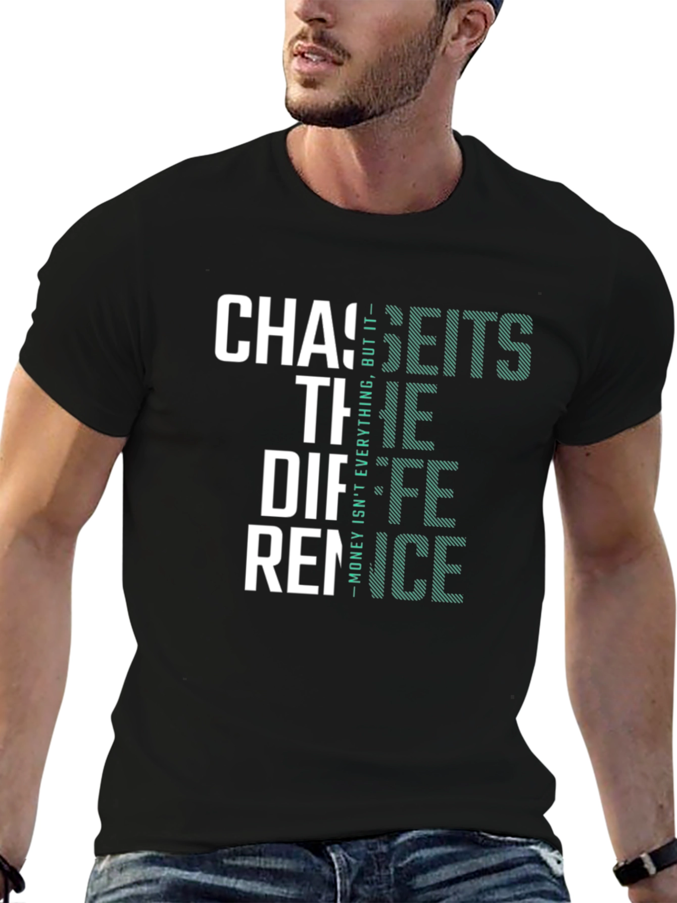 Chase The Difference T-Shirt - Money Design