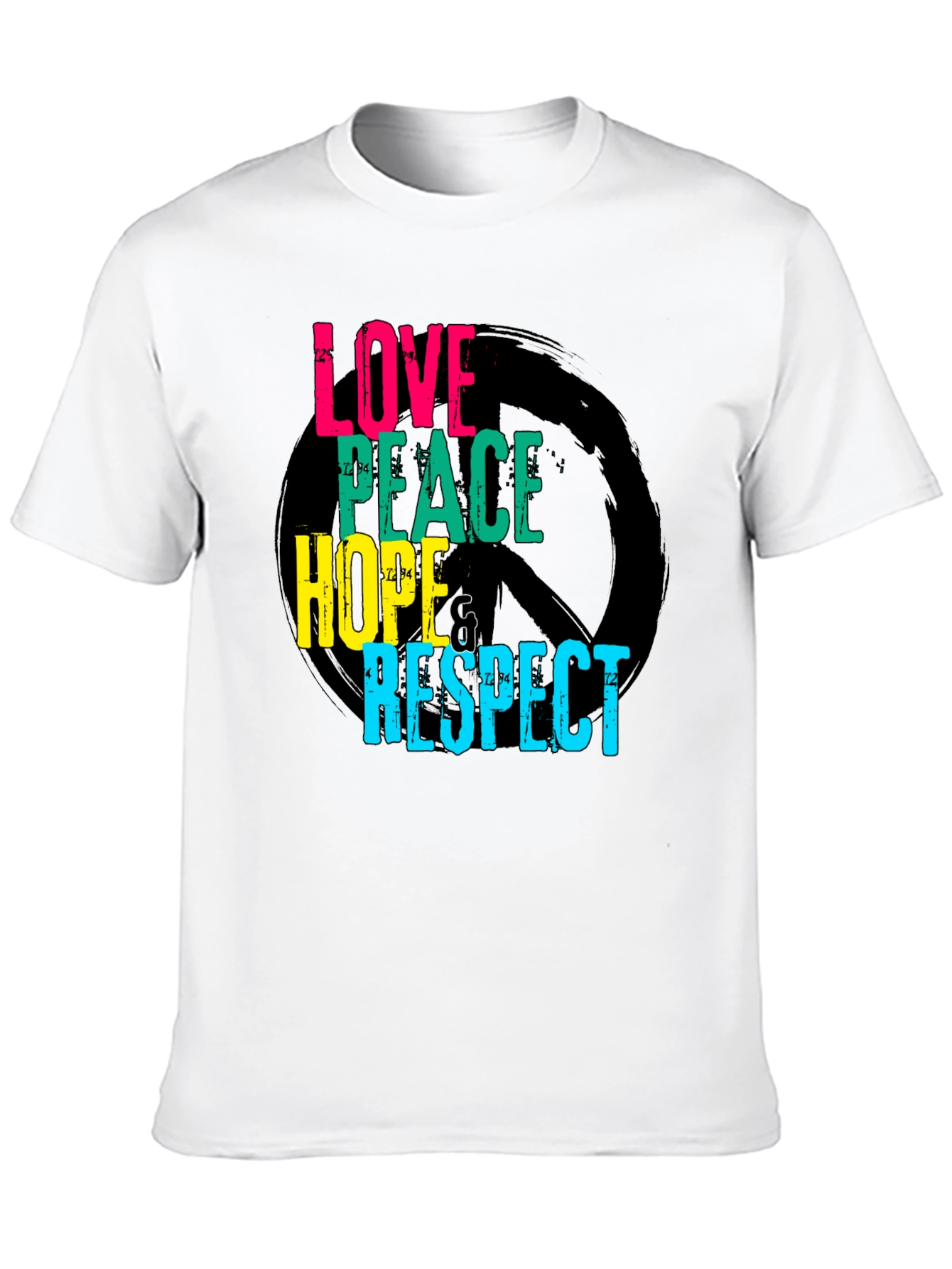 Love Peace Hope Respect Graphic T-Shirt