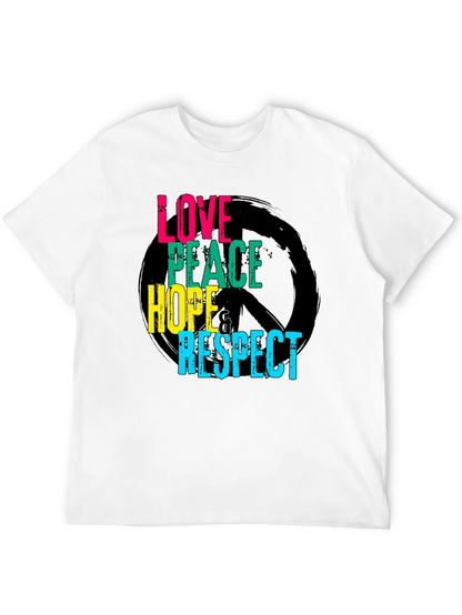 Love Peace Hope Respect Graphic T-Shirt