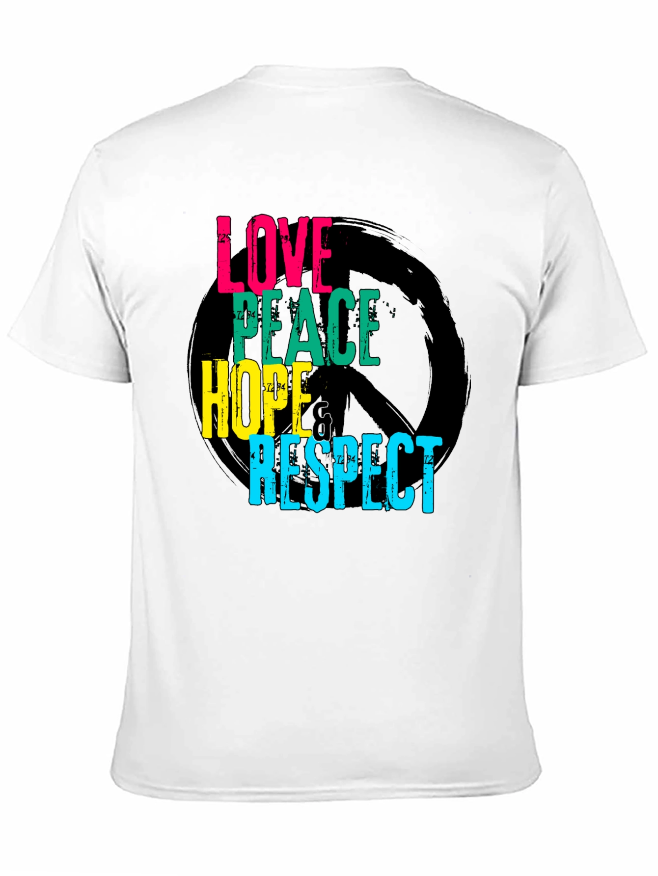 Love Peace Hope Respect Graphic T-Shirt