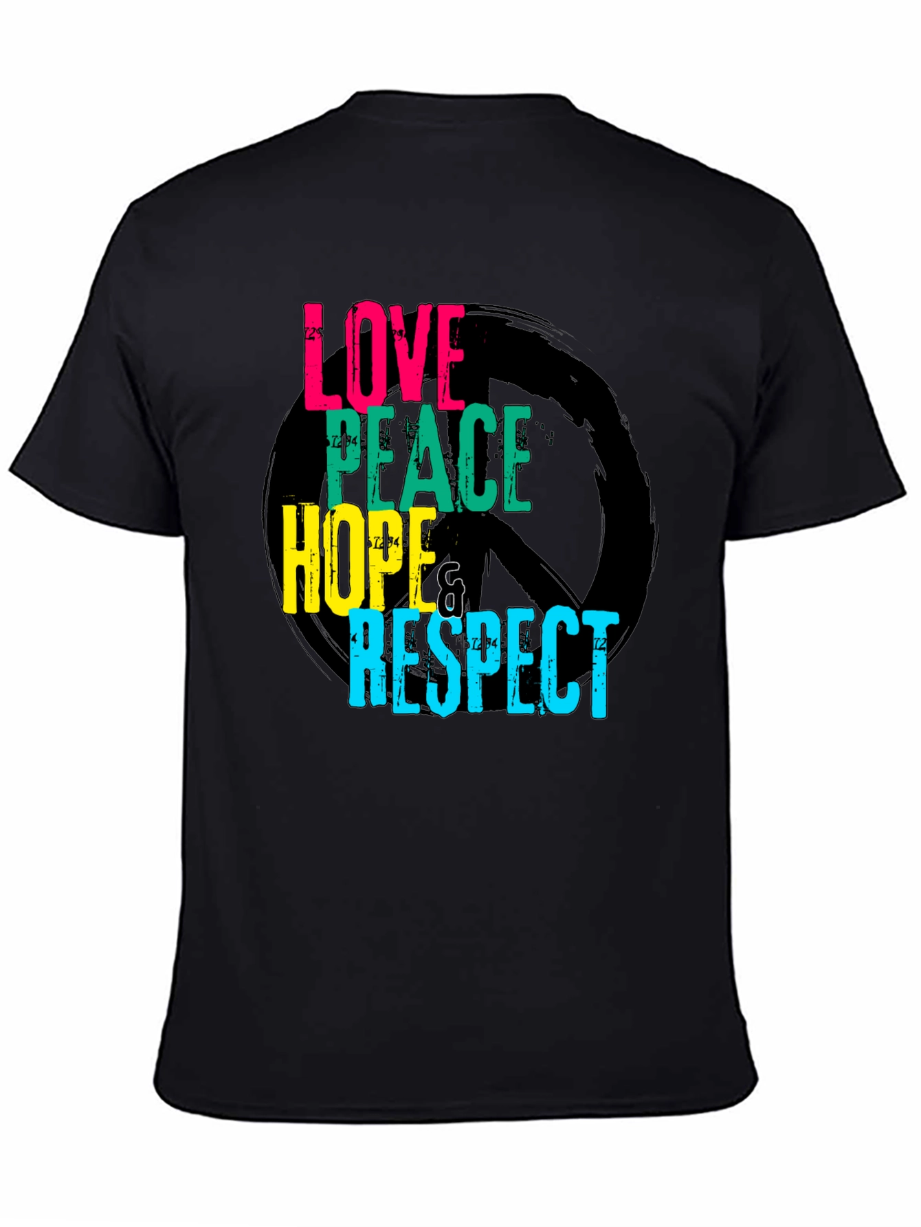 Love Peace Hope Respect Graphic T-Shirt