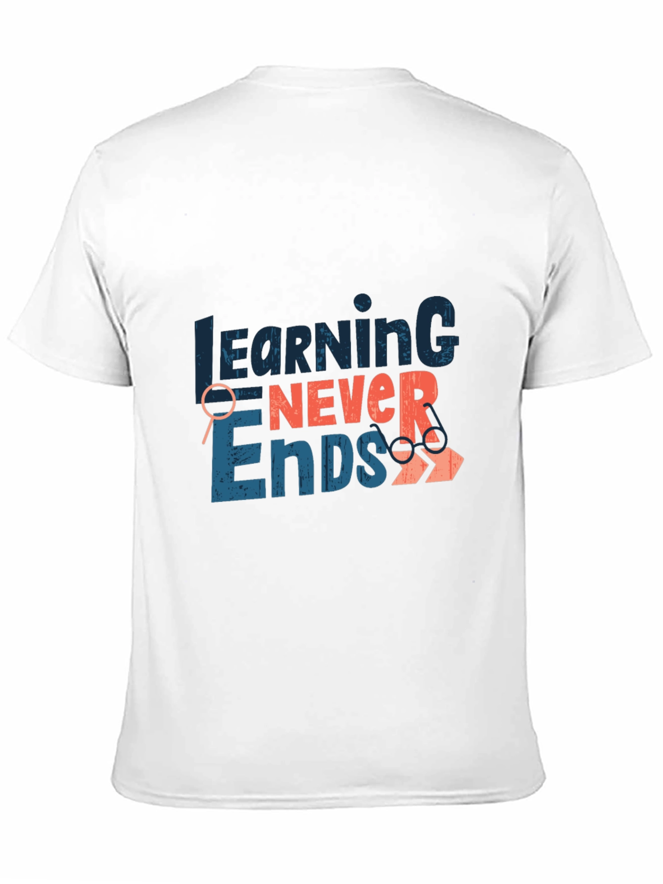 Learning Never Ends Graphic Tee