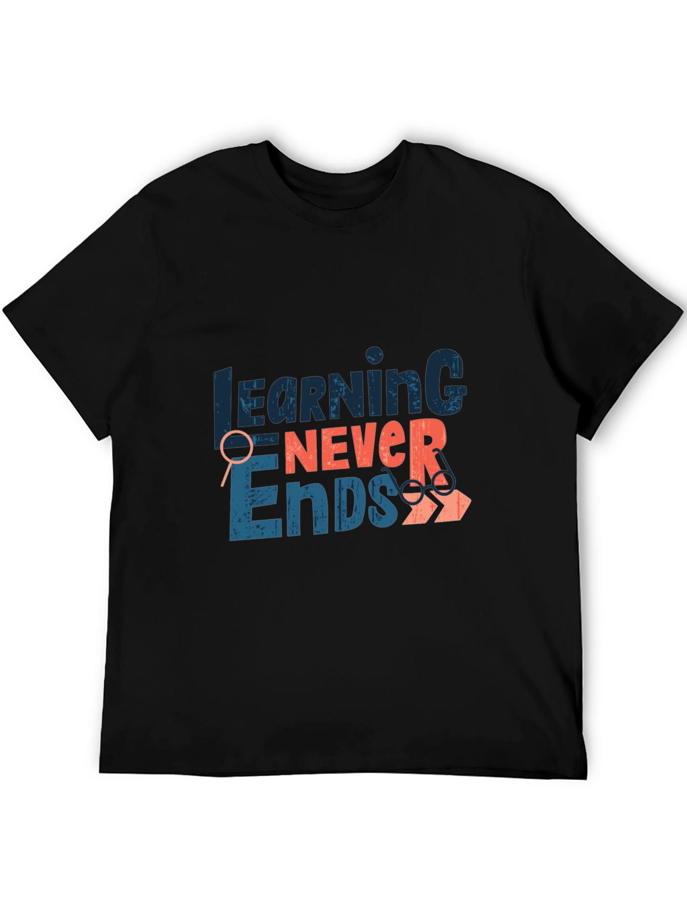 Learning Never Ends Graphic Tee