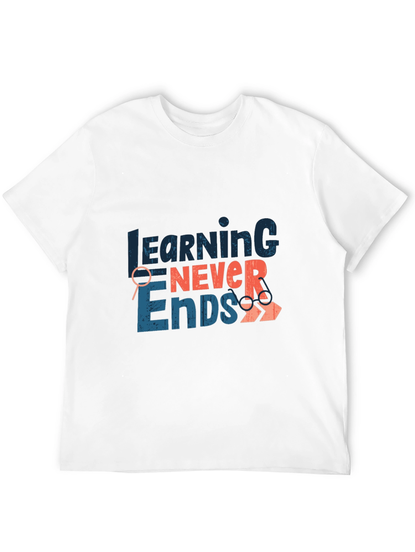 Learning Never Ends Graphic Tee