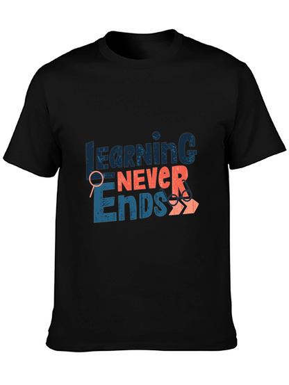 Learning Never Ends Graphic Tee