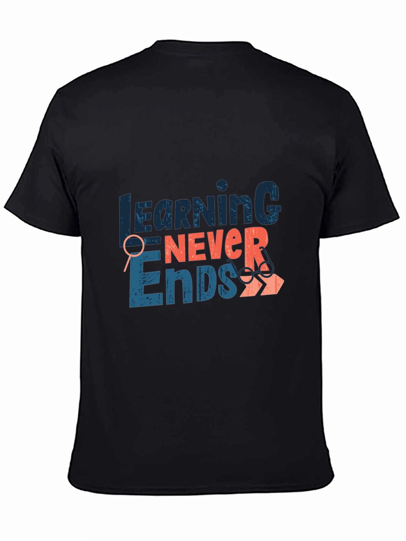 Learning Never Ends Graphic Tee